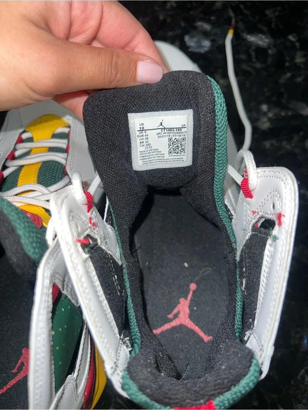 Air Jordan True Flight 'White Fir Amarillo